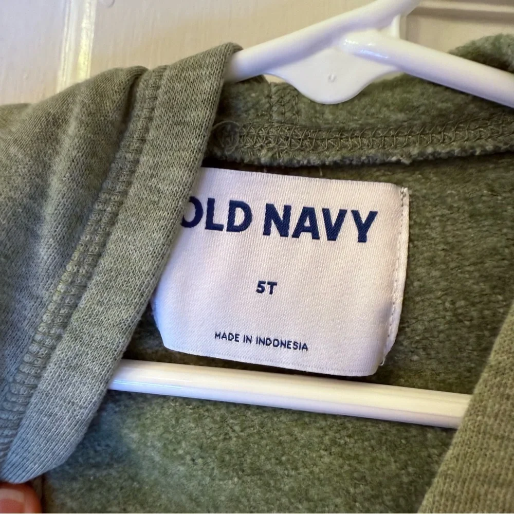 Old Navy Green Hoodie Soft Knit Relaxed Fit